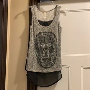 Skull tank top